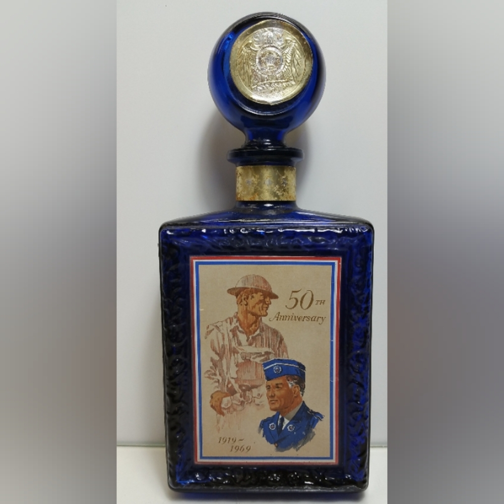 J. W. Dant American Legion Commemorative Whiskey Decanter